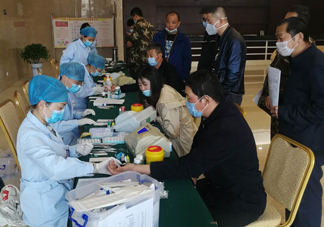 Isolating the Virus Without Isolating Love - PCK Lianyungang Company Staff Actively Participated in a Blood Donation Activity in Xuxu New Area